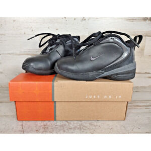 Vintage Nike Little Press Boys Black Toddler Tennis Shoes Size 6c 307310 001